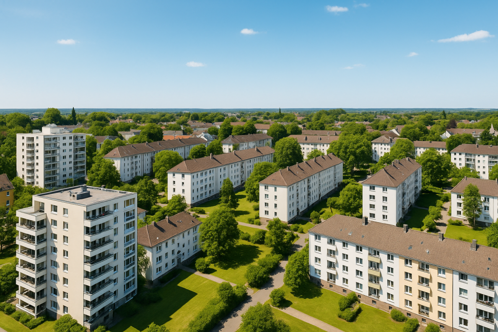 Symbolische Darstellung mit Bauhelm, Solarzelle und Diagramm zur Energieberatung und Fördermittelbeantragung